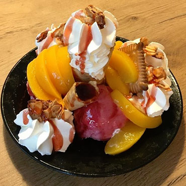 Assiette de salade de fruit